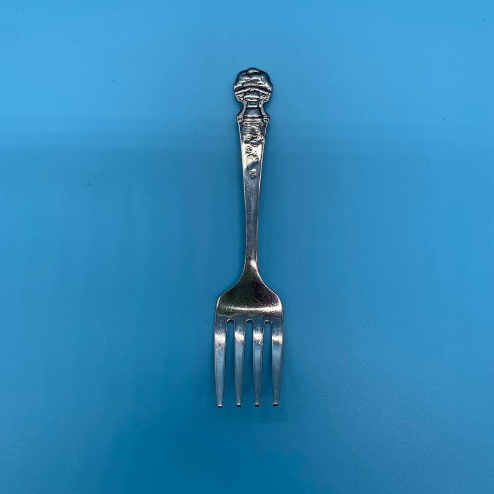 Vintage 1982 Oneida Strawberry Shortcake Stainless Steel Kids Fork Flatware